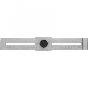 Trusquin de Traçage Métal, 0-250mm Plage de Mesure Jauge de marquage en Acier au Carbone Outils de Mesure pour le Travail du Bois, Trusquin de