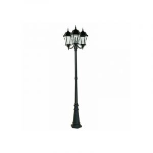 Bricolage Direct - Lampadaire Extérieur 3 Têtes 3x100W E27 Fonte Noir adela