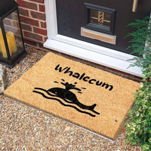 Tapis de porte d'entrée à motif de poisson intéressant, tapis absorbant l'eau en polyester, tapis de porte de salle de bain antidérapant en