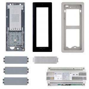 BPT - Kit d'interphone base installation avec platine de rue thangram syst&egrave;me 2 fils