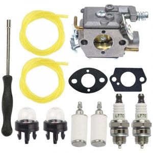 Carburateur 309376002 pour tron&ccedil;onneuse &agrave; gaz Ryobi RY3714 RY3716 avec filtre &agrave; carburant Tournevis Tune Up Kit