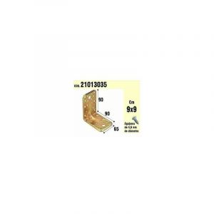 Cornière de support en bois 65x90x90 mm.