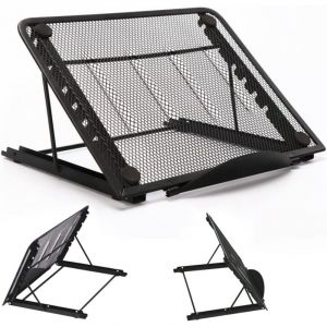 Support pour ordinateur portable, support pour ordinateur portable pliable en aluminium, support réglable pour ordinateur portable, support pour