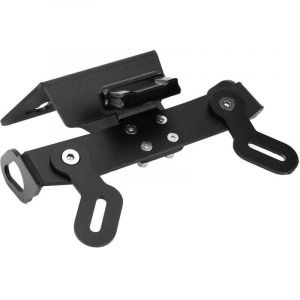 Alovez - Support de plaque d'immatriculation court avec éliminateurs de garde-boue à lumière led pour yamaha XJ6N XJ6 Diversion