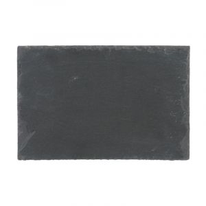 Secret De Gourmet - Lot de 6 Assiettes Plates 'Ardoise' 30cm Gris