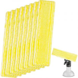 8 Pcs Chiffons de Nettoyage en Microfibre pour Karcher Bonnette Microfibre Lingette pour Lave Vitre Karcher WV2 WV5 Premium pour Nettoyeur Vitre
