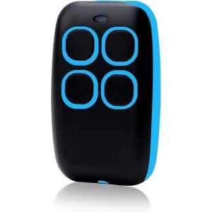 Télécommande universelle 2 pièces 4 en 1 pour portails et garages – Télécommande multi-fréquence Rolling Code 280 à 868 MHz, programmateur