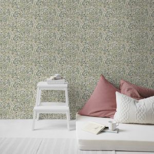 Papier peint intiss&eacute; Penney vintage 1005 x 52cm Vert