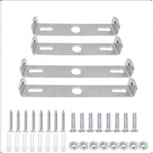Lot de 4 Pièces Support de Fixation Plafonnier 90mm/105mm Luminaires Support de Plaque de Plafond Plaques de Lampe de Plafond pour Plafonnier de