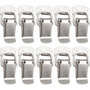 10 Pi&egrave;ces Fermeture &agrave; Levier 47mm Loquet &agrave; Bascule, Fermoir &agrave; Bascule Attache Capot, Fermoir &agrave; Ressort Loquet &agrave; Ressort pour Fen&ecirc;tre, Meubles,