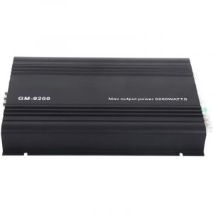 Gistuch - Amplificateur de puissance Audio 4x70W 4 canaux 12V en alliage d'aluminium noir Auto voiture Hifi ampli stéréo