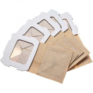 vhbw 5x Filtre turbo compatible avec Maktec MT924 ponceuse, ponceuse orbitale - Sacs d'aspiration de papier (set)