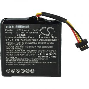 Vhbw - Batterie compatible avec TomTom Start 40, Start 40 Euro gps, appareil de navigation (700mAh, 3,7V, Li-ion)