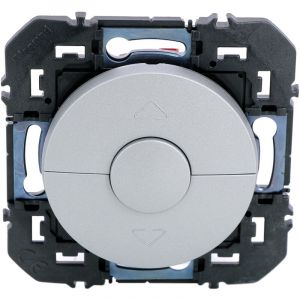 Poussoir pour commande volets roulants dooxie finition alu LEGRAND 095299