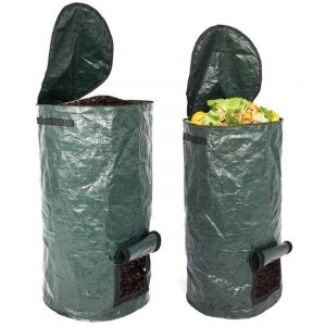 Sac de Compostage PE Poubelle &agrave; Compost Organique 15 Gallons / 34 Gallons Fermentation des D&eacute;chets Collecte des D&eacute;chets Alimentaires Sac de