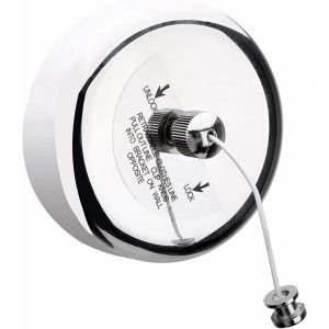 Acier Inoxydable R&eacute;tractable Corde &Agrave; Linge R&eacute;tractable &Eacute;tendoir &Agrave; Vetements Extensible 3,8M S&eacute;choir &Agrave; Linge R&eacute;tractable Int&eacute;rieur Extensible &Eacute;tendoir