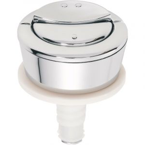 Wirquin - Bouton chasse d'eau wc double chasse pour mécanisme mw 10724129, gris