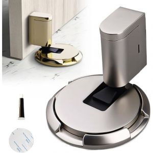 Butée de porte, butée de porte magnétique en métal, butée de porte magnétique, butée de porte en métal, butée de porte solide avec adhésif et vis
