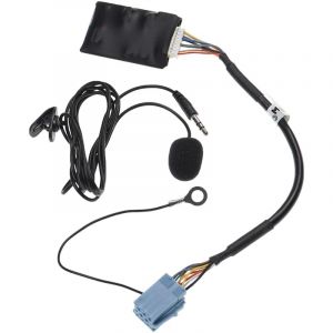 Vhbw - Bluetooth, adaptateur autoradio compatible avec vw Golf/GTI/R32 1998-2002 Phaeton Rhapsody - micro inclus, câble jack + clip