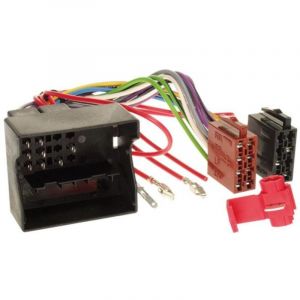 Adaptateur ISO autoradio compatible avec Audi Seat Skoda VW Quadlock 4 HP