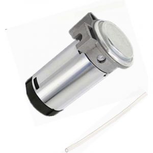 Pompe &agrave; air de klaxon Pompe &agrave; air de voiture 12V Air Pump Compresseur d'air Klaxon Moteur de pompe &agrave; air Compresseur de klaxon d'air argent&eacute; chrom&eacute;