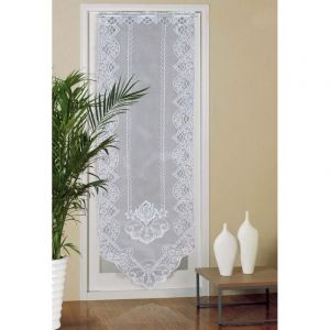 NOLUXA Rideau de Porte en Dentelle, 60cm x 180cm Rideaux en Voile de Fen&ecirc;tre Semi Transparents, Rideau Brod&eacute; pour D&eacute;coration Maison Salon, Chambre,