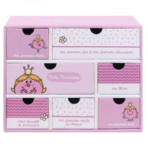 Monsieur Madame - Boite &agrave; souvenirs naissance Mme Princesse