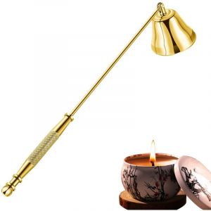 &Eacute;teignoir &agrave; bougie en acier inoxydable avec long manche et bo&icirc;te cadeau Dor&eacute;