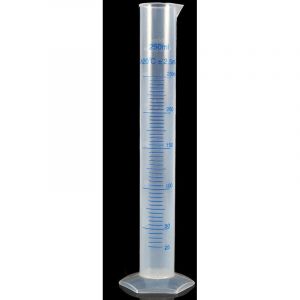 250 ml Eprouvette de mesure, Eprouvette gradu&eacute;e en plastique en verre, Eprouvette Gradu&eacute;e Professionnel