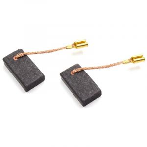 2x balai de charbon, charbons pour moteur électrique 5mm x 10mm x 16mm pour divers moteurs électriques, moteurs d'outil, meuleuse d'angle - Vhbw