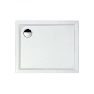 Receveur de douche extra plat - Slam Leda Rectangulaire - 120 x 80 cm - Blanc - à poser