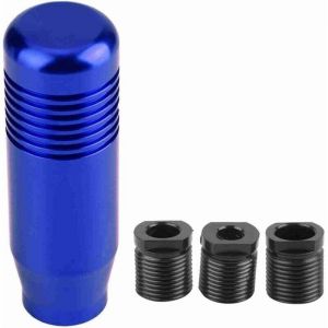 Pommeau de levier de vitesse manuel en alliage d'aluminium, 8,5 cm, pour Honda, bleu