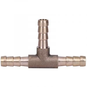 Dpzo - tonysa Raccord en laiton de tuyau de carburant de manière à 3 voies en t pour tuyau de gaz à air comprimé(6mm)