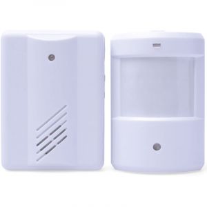 Alarme d&eacute;tecteur de mouvement sans fil, alarme de porte aliment&eacute;e par batterie, d&eacute;tecteur de mouvement d'une port&eacute;e de 100 m, d&eacute;tecteur de passage