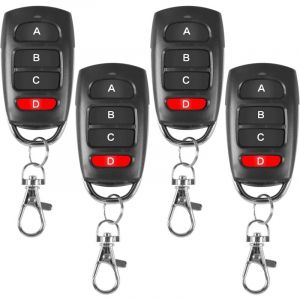 T&eacute;l&eacute;commande de porte universelle, t&eacute;l&eacute;commande universelle 4PCS, t&eacute;l&eacute;commande de porte de garage, t&eacute;l&eacute;commande de porte coulissante, t&eacute;l&eacute;commande de