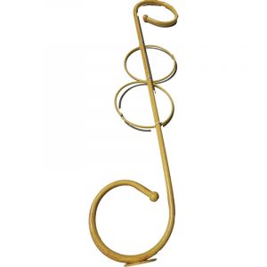 Fixation pour ciel de lit droit jaune patine mobois 9610108