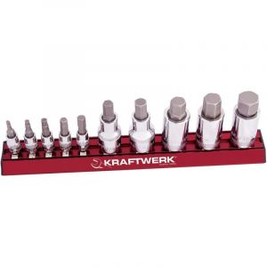 Kraftwerk - Jeu de 10 douilles-embouts 6 pans creux