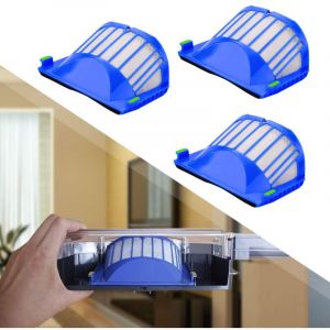 Lot de 6 filtres de Rechange compatibles avec Les aspirateurs iRobot Roomba série 600 605 610 620 630 650 660