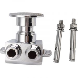 Eosnow Valve à pédale en cuivre, ensemble d'eau sans contact pour robinet de lavabo, robinet de salle de bains