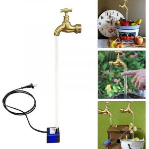 Fontaine d'arrosage &agrave; bec coulant invisible, fontaine &agrave; robinet flottante Fontaine &agrave; robinet invisible magique, robinet flottant pour d&eacute;coration