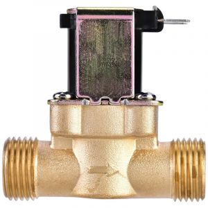 Jeffergarden 1/2' électrovanne électrique en laiton normalement fermée ac 220V pour le contrôle de l'eau