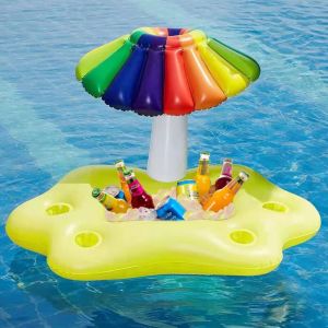 Bar Flottant Pour Piscine,Bouee Piscine Adulte,Bar Gonflable Piscine,Bou&eacute;e Bar,95x55x65cm