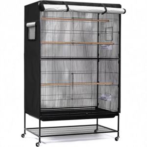 Housse pour cage &agrave; oiseaux, grande housse pour cage &agrave; oiseaux, filet pour cage &agrave; oiseaux d'int&eacute;rieur et d'ext&eacute;rieur, housse multifonctionnelle