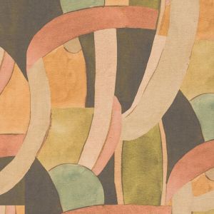 Papier peint &agrave; motifs graphiques Profhome 782143 papier peint intiss&eacute; gaufr&eacute; &agrave; chaud lisse avec un dessin abstrait mat olive vert-jaune anthracite