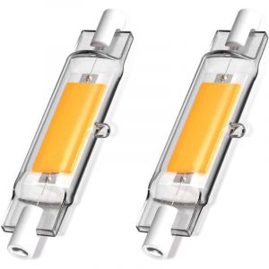 5W R7S 78MM Ampoule LED de J78 COB filament, 500 lumens 360 degr&eacute;s, ampoule halog&egrave;ne 30W 48W 50W &eacute;quivalent, parfait pour maison, cuisine, pi&egrave;ce,