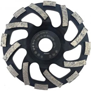 Lntyq - Disque Poncage Beton, Disque Diamant Abrasif 125mm de Meulage pour Poncer Béton, Pierre, Granit, Marbre