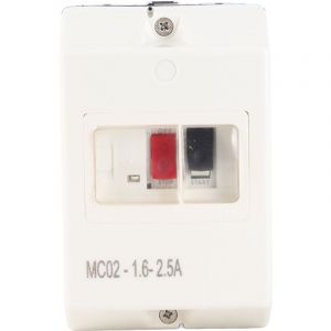 Ineasicer - Interrupteur De Protection De Moteur Étanche Mc02 Disjoncteur De Protection De Moteur p55 Disjoncteur Abs Étanche MC02-1.6-2.5a 220 v/380