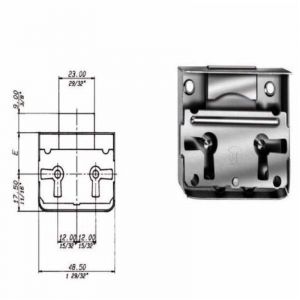 Serrure pour meubles E 25 M42 Meroni