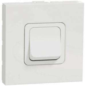 Schneider Electric - Unica - interrupteur bipolaire - 20A - 2 mod - Blanc - m&eacute;ca seul (NU322518)