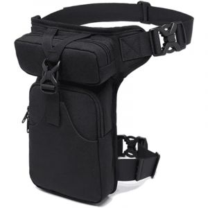 Sac Jambe Homme en Toile Sac à Outils Tactique électrotechnique Porte-Outil Sacoche Cuisse Sac Ceinture Banana pour Bricolage électricien Plombier